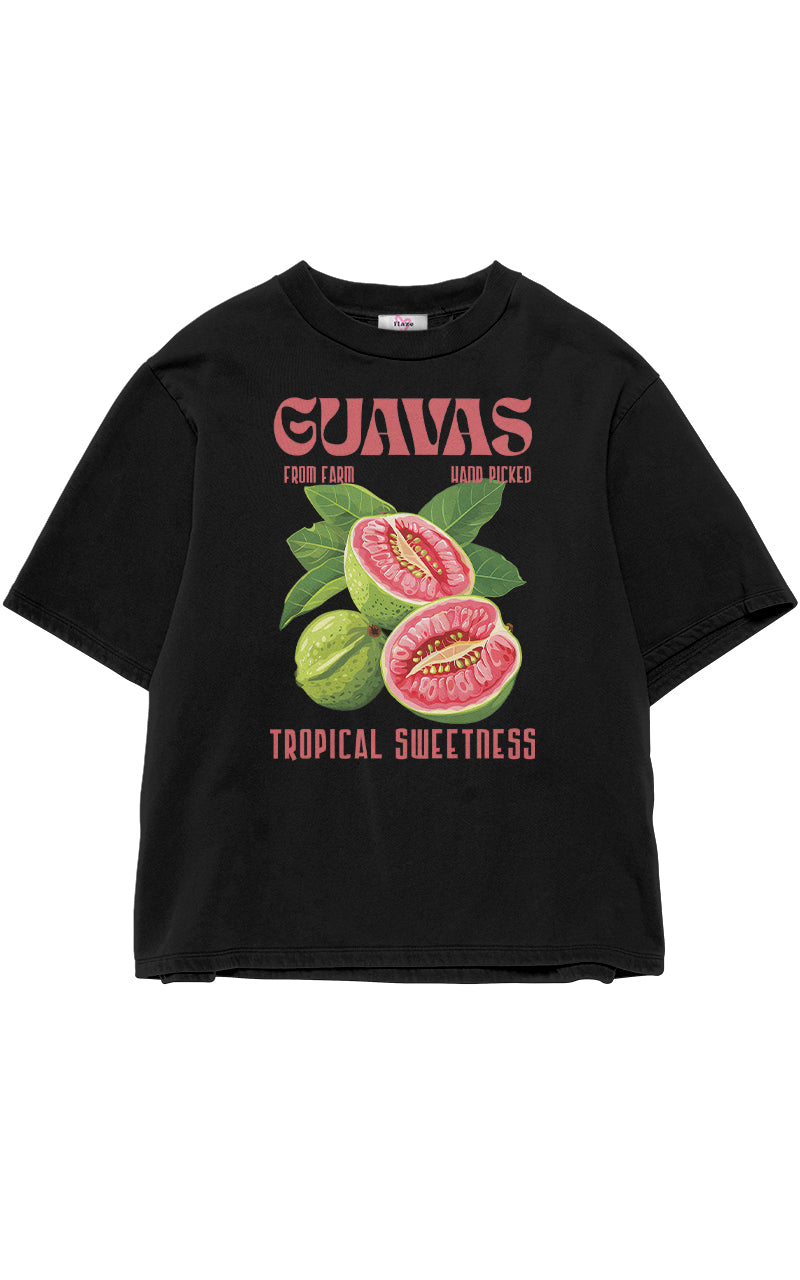 Tropical Sweetness Oversize Baskılı T-Shirt